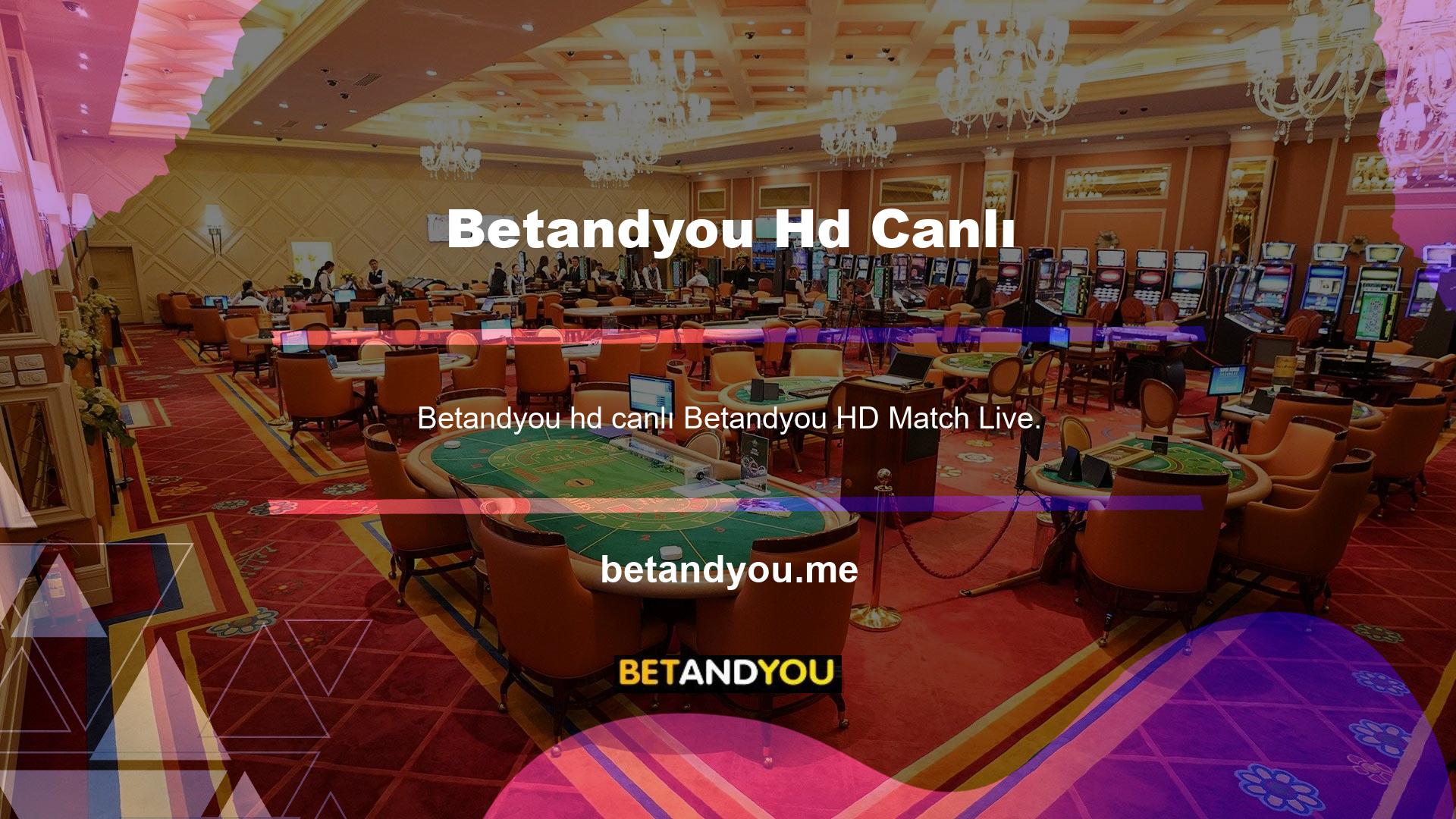 Betandyou HD Canlı Maçlar Tüm Müşteriler ve Yeni Ziyaretçiler Sitede makul bir doğrulukla ayrıntılı eşleşmeleri listeleyebilir